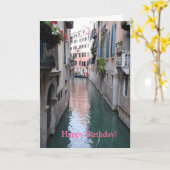 Carte de voeux d'anniversaire avec la conception (Fleur jaune)