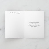 Carte de voeux d'anniversaire avec peinture de fle (Intérieur)