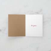 Carte de vœux d'anniversaire avec roses pliées (Intérieur)