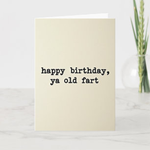 Carte de vœux d'anniversaire avec texte gras et sp