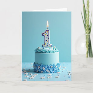 Carte de vœux d'anniversaire Azure