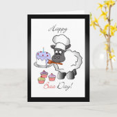 Carte de voeux d'anniversaire Baker (Fleur jaune)