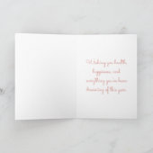 Carte de vœux d'anniversaire Boho Dream (Intérieur)