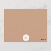 Carte de vœux d'anniversaire Cupcake Sucré (Dos)