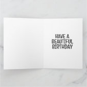 Carte de voeux d'anniversaire CUTE CAT PERSIAN (Intérieur)