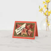 Carte de voeux d'anniversaire d'automne (Fleur jaune)