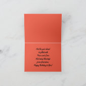 Carte de voeux d'anniversaire d'automne (Intérieur)