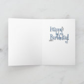 Carte de voeux d'anniversaire de canard souriant (Intérieur)