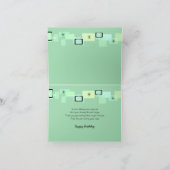 Carte de voeux d'anniversaire de chiot de (Intérieur)