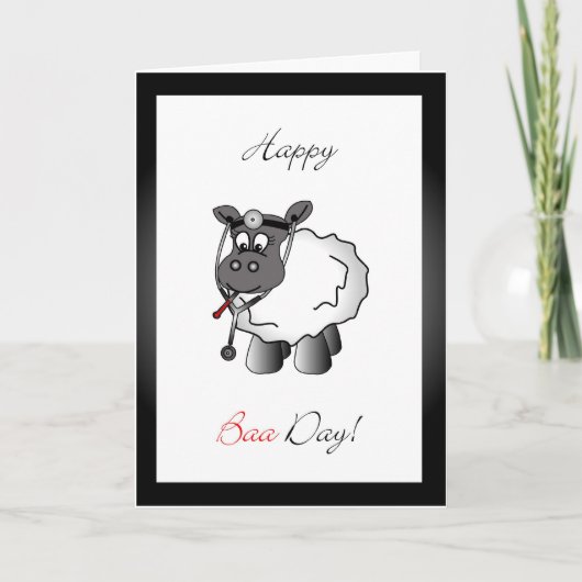 Carte de voeux d'anniversaire de docteur (Devant)