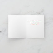 Carte de voeux d'anniversaire de gâteau illustrée (Intérieur)