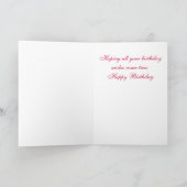 Carte de voeux d'anniversaire de Jeanie (Intérieur)