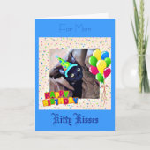 Carte de voeux d'anniversaire de Kitty Black (Devant)
