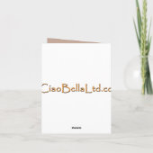 Carte de voeux d'anniversaire de Labradoodle (Dos)