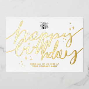 Carte de Vœux d'Anniversaire de l'Entreprise avec