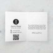 Carte de vœux d'anniversaire de maison pour recomm (Intérieur)