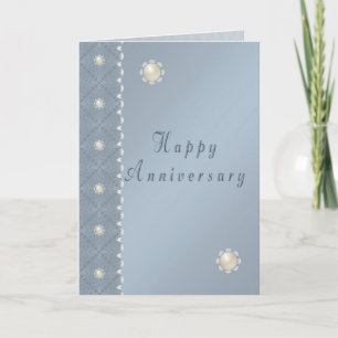 Carte de vœux d'anniversaire de mariage