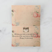 Carte de voeux d'anniversaire de mariage (Intérieur)