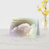 Carte de vœux d'anniversaire de mariage de maman e (Fleur jaune)