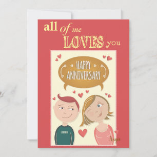 Carte de vœux d'anniversaire de mariage pour mari