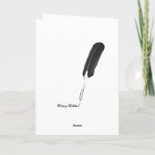 Carte de voeux d'anniversaire de roi et de Reine (Dos)