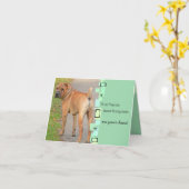Carte de voeux d'anniversaire de Shar Pei de (Fleur jaune)