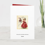 Carte de voeux d'anniversaire de soeur (Dos)