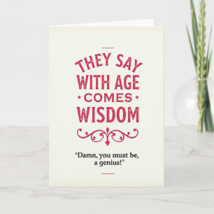 Carte de vœux d'anniversaire de texte vintage viei