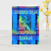 Carte de voeux d'anniversaire des coureurs (Fleur jaune)