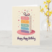 Carte de Vœux d'Anniversaire Douce (Fleur jaune)