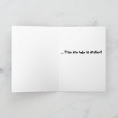 Carte de vœux d'anniversaire drôle avec des concom (Intérieur)