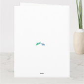 Carte de vœux d'anniversaire drôle / Singe (Dos)