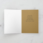 Carte de voeux d'anniversaire Gold White Balloons (Intérieur)