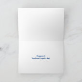 Carte de vœux d'anniversaire Grave Mistake (Intérieur)