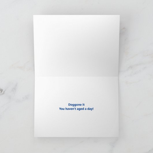 Carte de vœux d'anniversaire Grave Mistake (Intérieur)