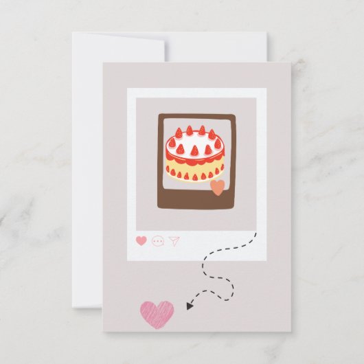 carte de voeux d'anniversaire heureuse (Dos)