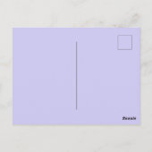 Carte de voeux d'anniversaire Iris Irides violette (Dos)