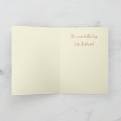 Carte de voeux d'anniversaire joyeuse (Intérieur)