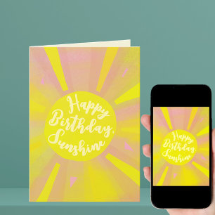 Carte de voeux d'anniversaire joyeuse