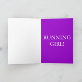 Carte de voeux d'anniversaire joyeuse pour une fil (Intérieur)