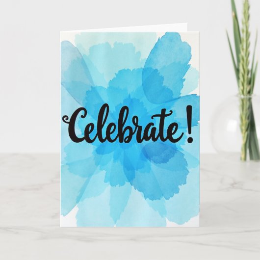 Carte de vœux d'anniversaire joyeux (Devant)