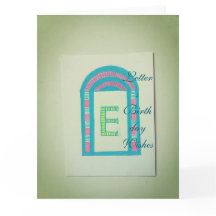 Carte de vœux d'anniversaire Lettres
