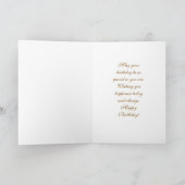 Carte de vœux d'anniversaire mignonne (Intérieur)