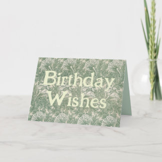 Carte de vœux d'anniversaire motif tulipe de Willi