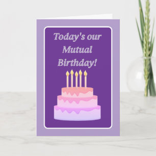 Carte de vœux d'anniversaire mutuelle amusante