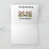 Carte de voeux d'anniversaire : Nuts d'écureuil (Intérieur)