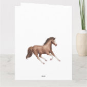 Carte de voeux d'anniversaire personnalisée (Dos)