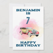 Carte de vœux d'anniversaire personnalisée avec un (Devant)