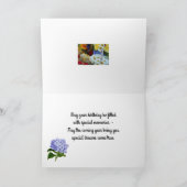 Carte de voeux d'anniversaire pliée (Intérieur)