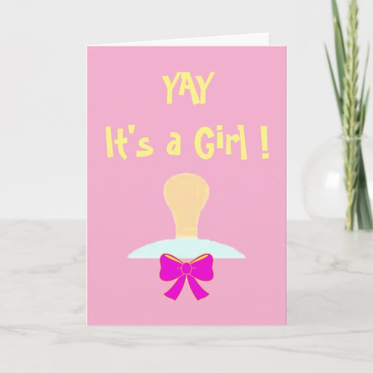 Carte de vœux d'anniversaire pour fille (Devant)